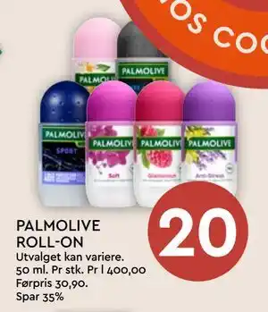 Coop Mega PALMOLIVE ROLL-ON tilbud