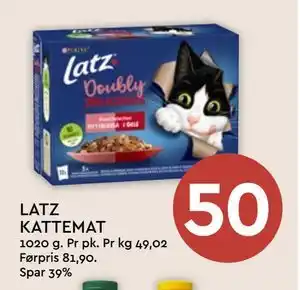 Coop Mega LATZ KATTEMAT tilbud