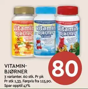 Coop Mega VITAMINBJØRNER tilbud