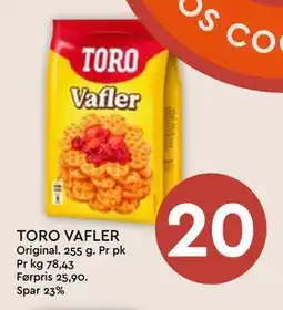 Coop Mega TORO VAFLER tilbud