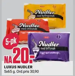 Europris LUXUS NUDLER tilbud