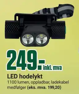 Europris LED hodelykt tilbud