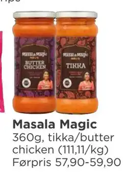 Meny Masala Magic tilbud