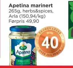 Meny Apetina marinert tilbud