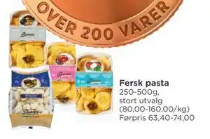 Meny Fersk pasta tilbud