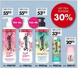 Sparkjøp ALT FRA SUNSILK tilbud