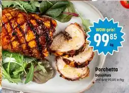 Eurocash Porchetta tilbud
