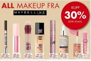 Sparkjøp ALL MAKEUP FRA KUPP MAYBELLINE tilbud