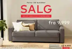 Skeidar Alex 3-seter sovesofa tilbud