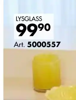 Sparkjøp LYSGLASS tilbud