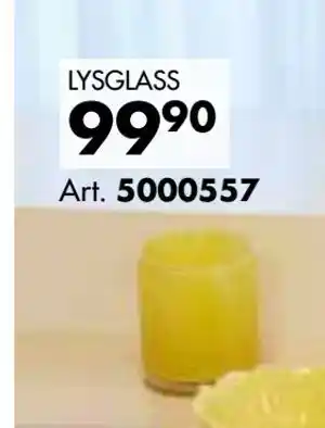 Sparkjøp LYSGLASS tilbud