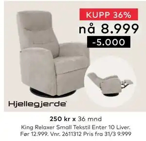 Skeidar King Relaxer tilbud