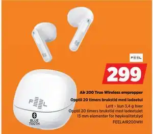 POWER Air 200 True Wireless ørepropper tilbud