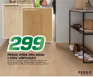 Coop Byggmix PERGO OTRA PRO RIGID 1-STAV VINYLGULV tilbud