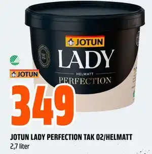 Obs Bygg JOTUN LADY PERFECTION TAK 02/HELMATT tilbud