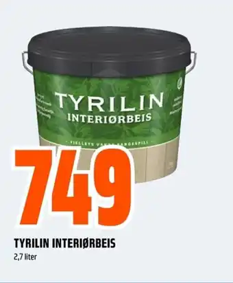 Coop Obs Tyrilin interiørbeis tilbud