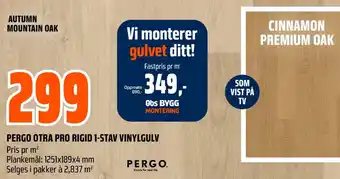 Coop Obs PERGO OTRA PRO RIGID 1-STAV VINYLGULV tilbud