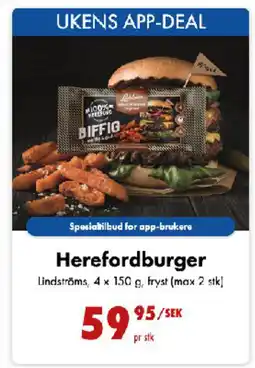 Nordby Supermarket Herefordburger tilbud