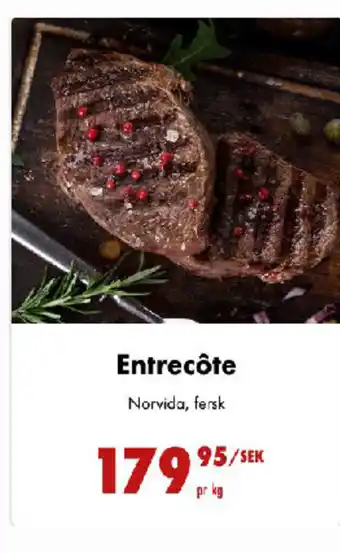 Nordby Supermarket Entrecôte tilbud