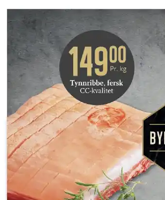 CC Mat Tynnribbe, fersk CC-kvalitet tilbud