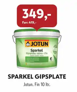 Byggmakker SPARKEL GIPSPLATE tilbud