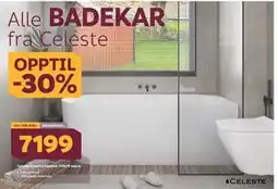 Megaflis Celeste Caserta badekar 170x75 høyre tilbud