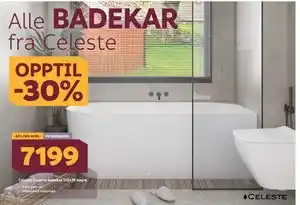 Megaflis Celeste Caserta badekar 170x75 høyre tilbud