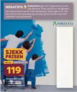 Megaflis Forestia Walls2paint tilbud