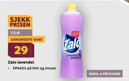 Megaflis Zalo lavendel tilbud