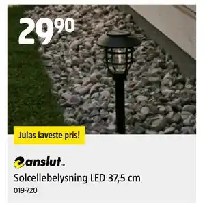 Jula Solcellebelysning LED 37,5 cm tilbud