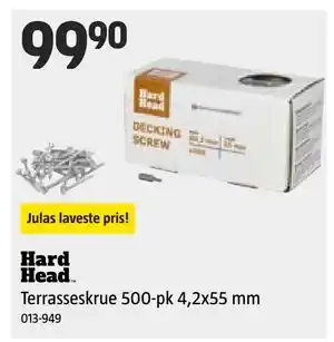 Jula Terrasseskrue 500-pk 4,2x55 mm tilbud