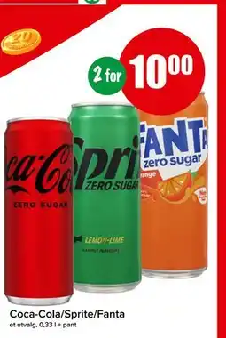 Spar Coca-Cola/Sprite/Fanta tilbud
