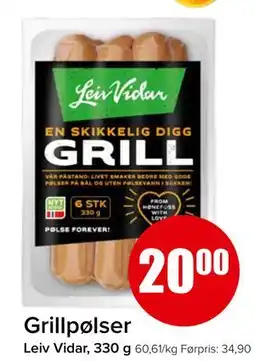 Spar Grillpølser tilbud