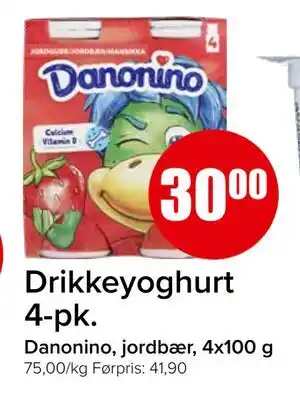 Spar Drikkeyoghurt 4-pk tilbud