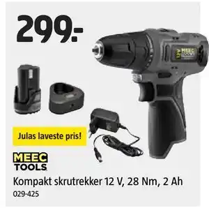 Jula Kompakt skrutrekker 12 V, 28 Nm, 2 Ah tilbud