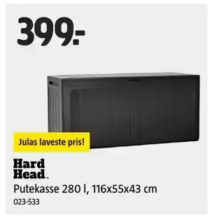 Jula Putekasse 280 l, 116x55x43 cm tilbud