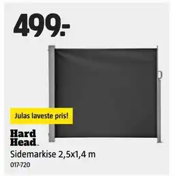 Jula Sidemarkise 2,5x1,4 m tilbud