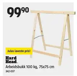 Jula Arbeidsbukk 100 kg, 75x75 cm tilbud