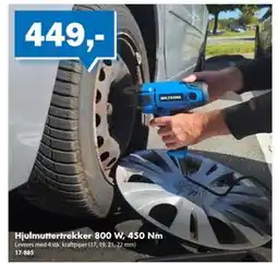 Biltema Hjulmuttertrekker 800 W, 450 Nm tilbud