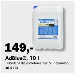 Biltema AdBlue , 10 l tilbud