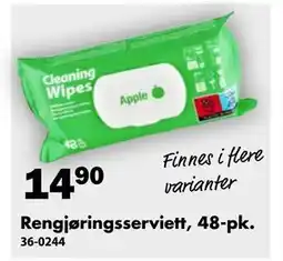 Biltema Rengjøringsserviett, 48-pk tilbud