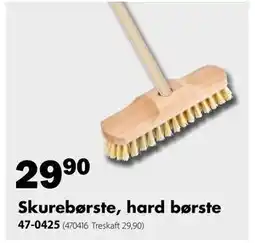 Biltema Skurebørste, hard børste tilbud