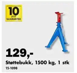 Biltema Støttebukk, 1500 kg, 1 stk tilbud