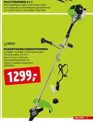 jem & fix BUSKRYDDER/GRESSTRIMMER tilbud