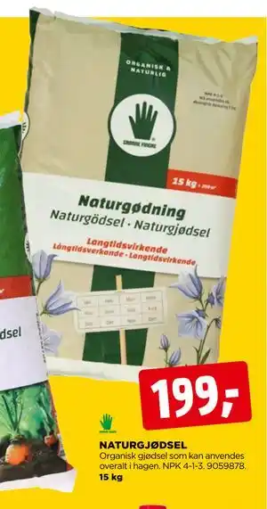 jem & fix NATURGJØDSEL tilbud