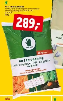 jem & fix ALT-I-EN GJØDSEL tilbud