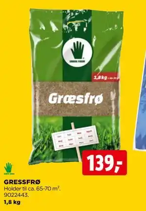jem & fix GRESSFRØ tilbud