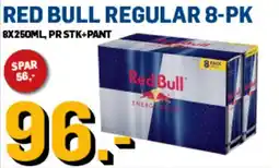 Price Lagerbutikk RED BULL REGULAR 8-PK tilbud