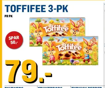 Price Lagerbutikk TOFFIFEE 3-PK tilbud