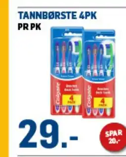 Price Lagerbutikk TANNBØRSTE 4PK tilbud
